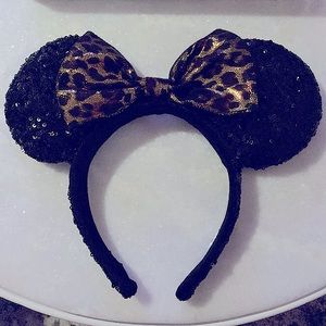 Authentic Leopard Disneyland Mini Ears